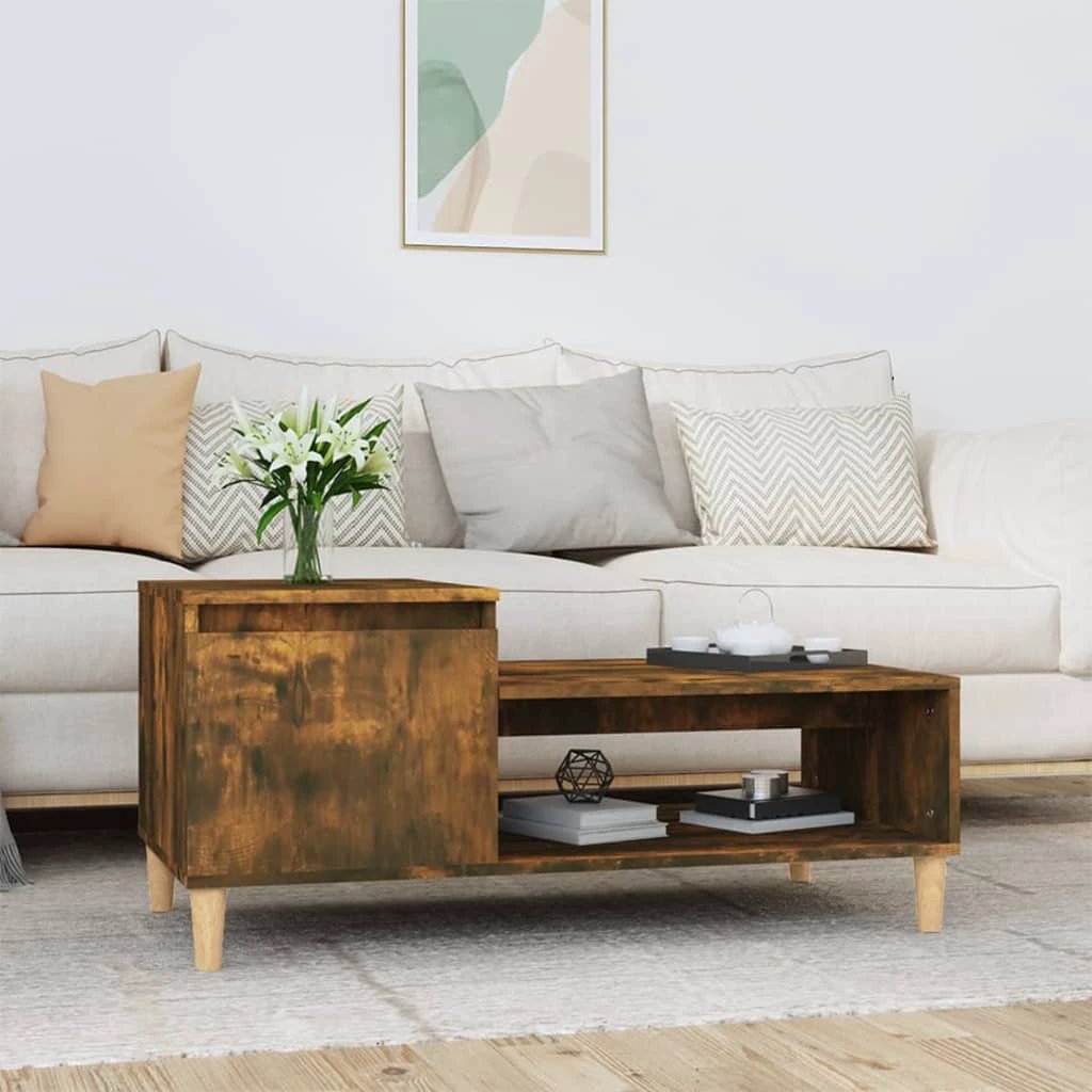 vidaXL VidaXL Coffee Table 100x50x45 Cm Engineered Wood Durable Smooth Surface Living Room - Coffee Table