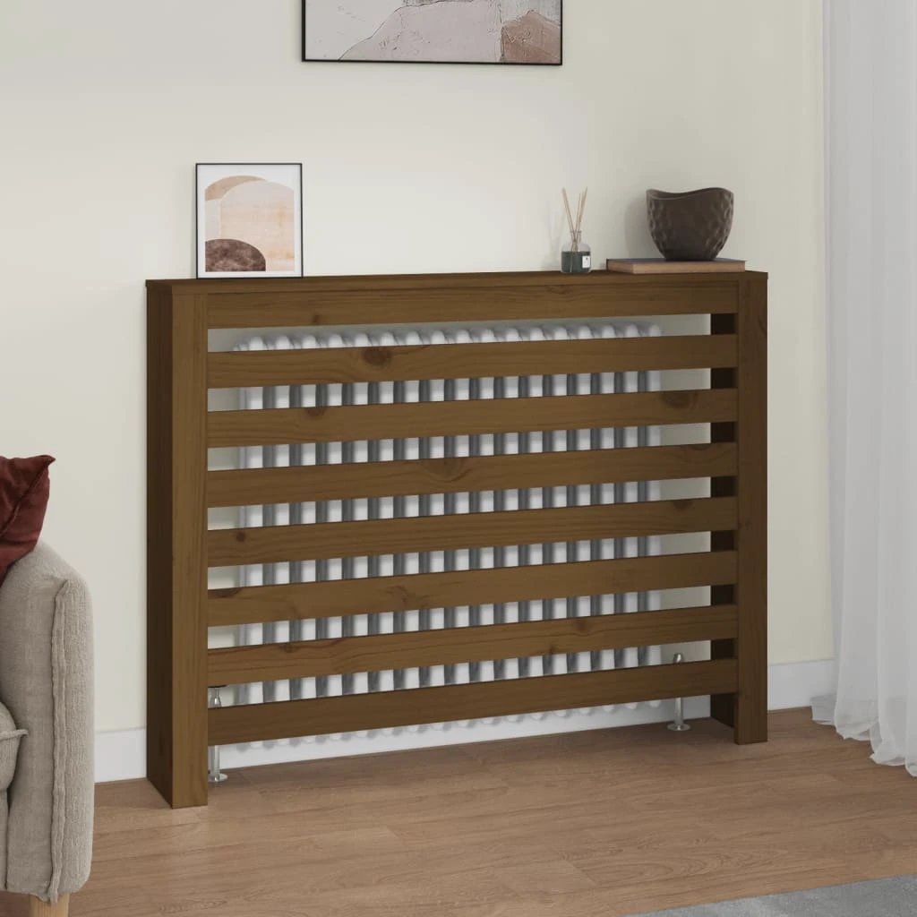 VidaXL Radiator Cover 79.5x19x84 cm Pine Home by vidaXL