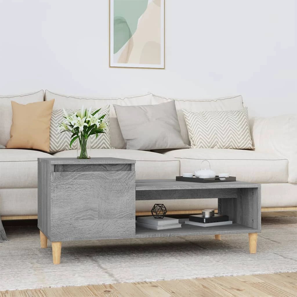 vidaXL VidaXL Coffee Table 100x50x45 Cm Engineered Wood Durable Smooth Surface Living Room - Coffee Table