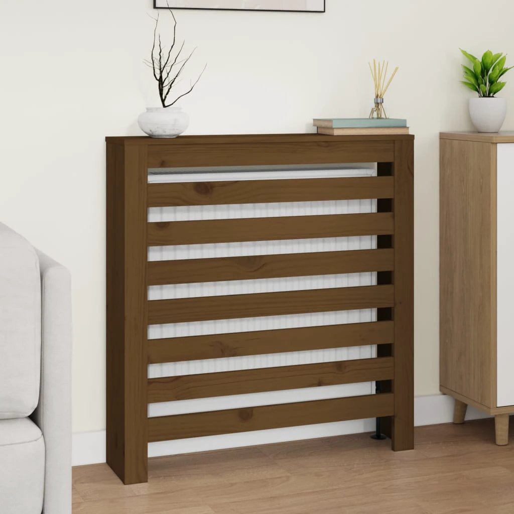 VidaXL Radiator Cover 79.5x19x84 cm Pine Home by vidaXL