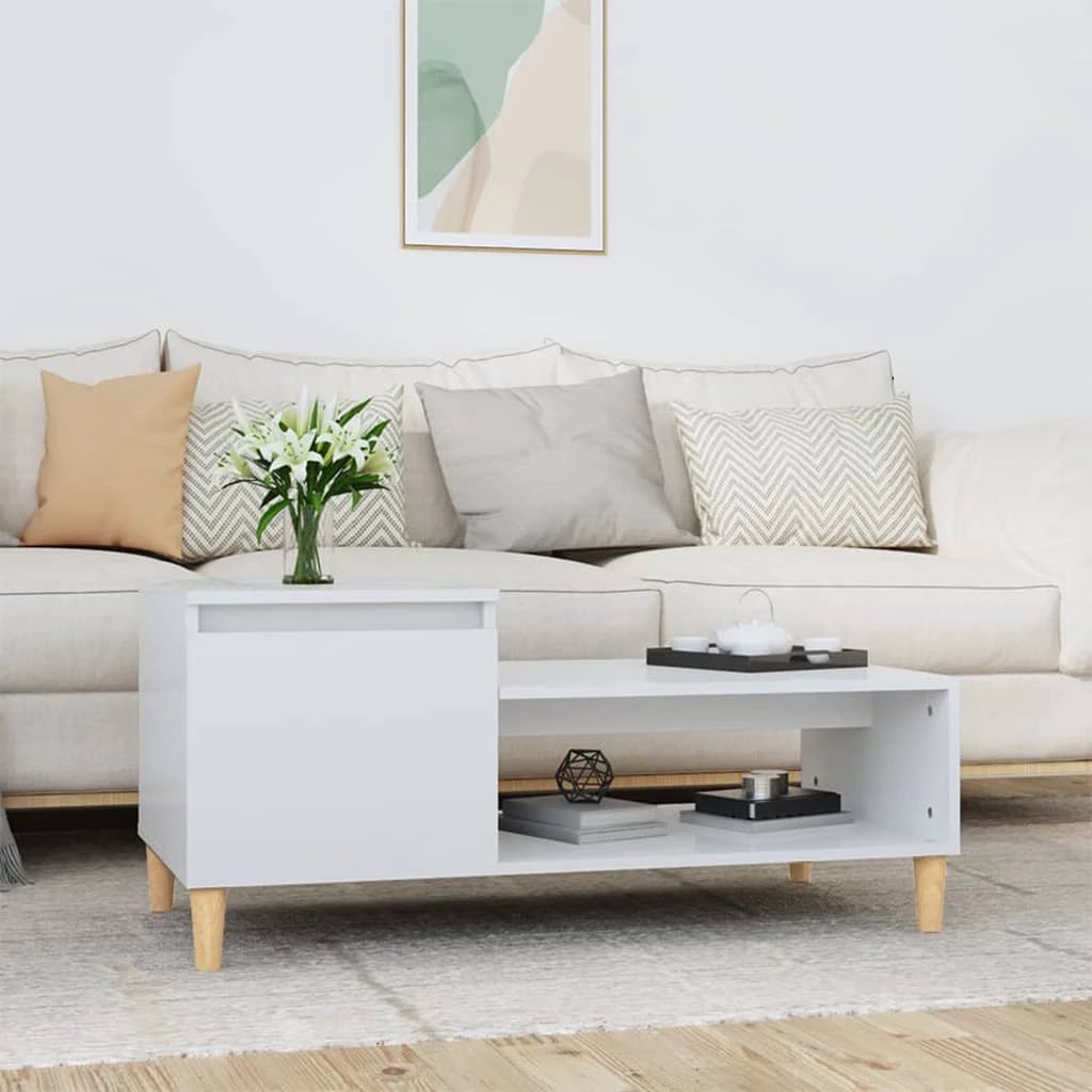 vidaXL VidaXL Coffee Table 100x50x45 Cm Engineered Wood Durable Smooth Surface Living Room - Coffee Table
