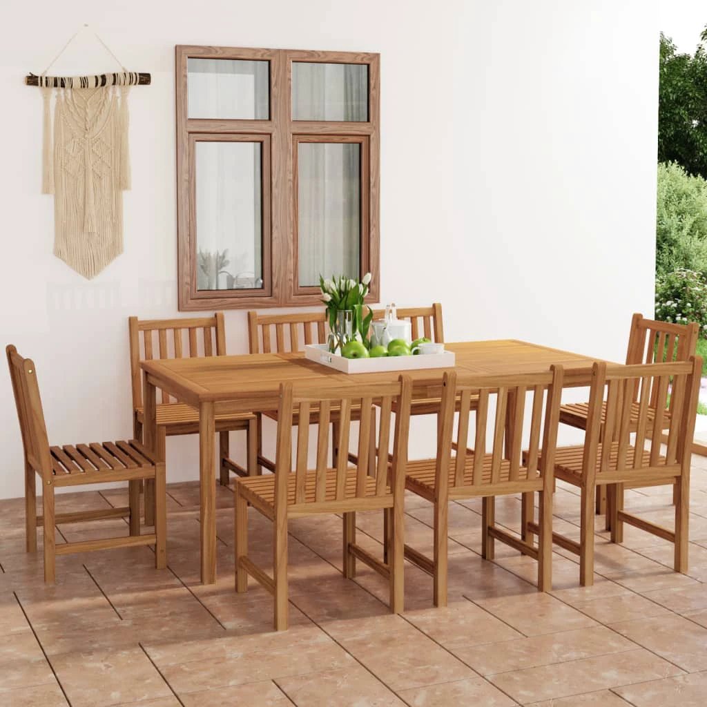 vidaXL VidaXL Garden Dining Set 3pc Solid Teak Outdoor - Garden Set
