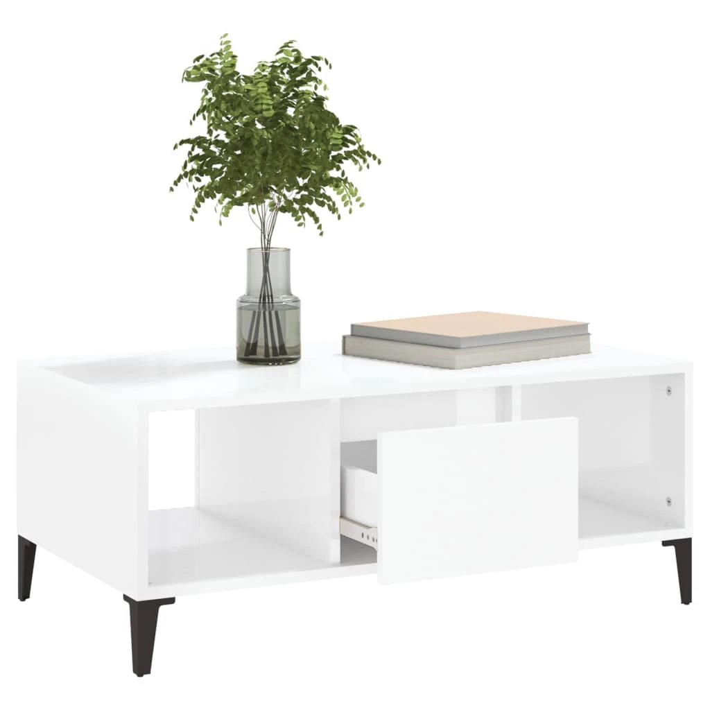 vidaXL VidaXL Coffee Table 90x50x36cm HighGloss HomeUse - Coffee Table