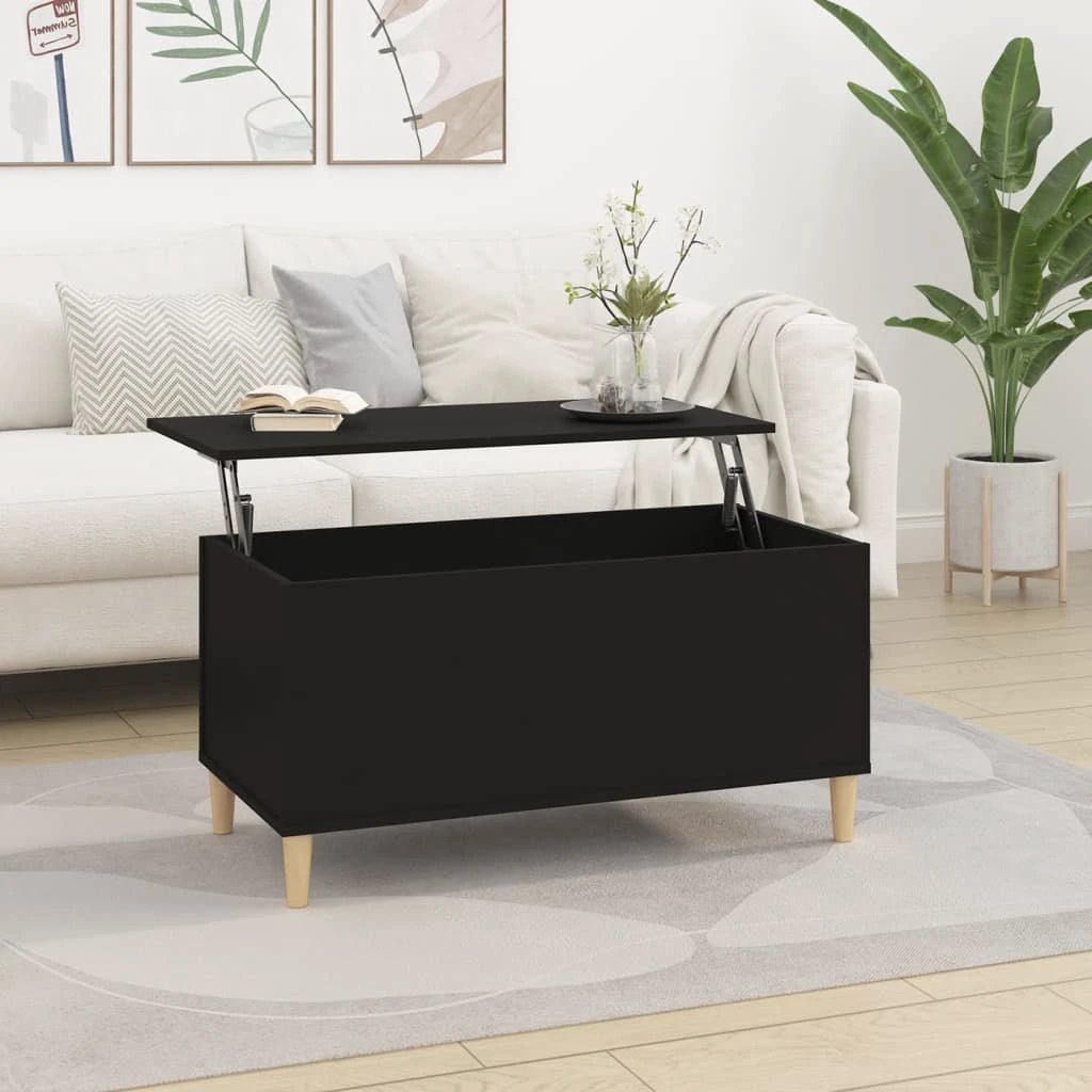 vidaXL VidaXL Coffee Table 60x44.5x45 cm Lift Top With Hidden Storage For Living Room Area - Coffee Table