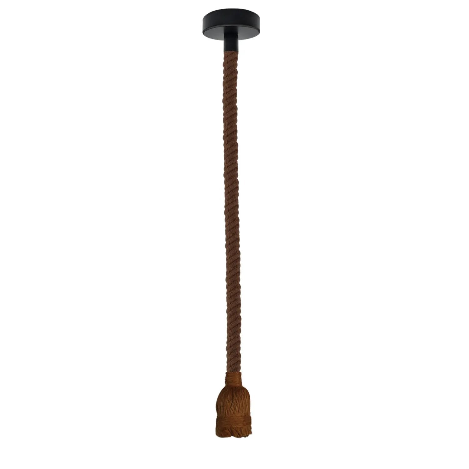 LEDSONE Vintage Ceiling Pendant Light 1m Lamp Hemp Rope Hanging Lamp Lights Metal E27 - Pendant Lights