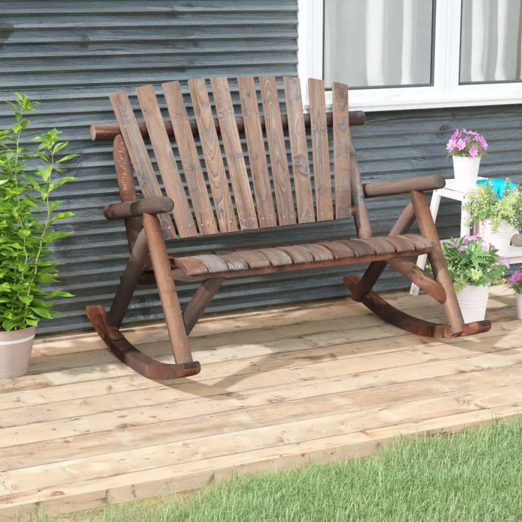 vidaXL Garden Chair 68x86x103 cm Solid Wood Spruce by vidaXL