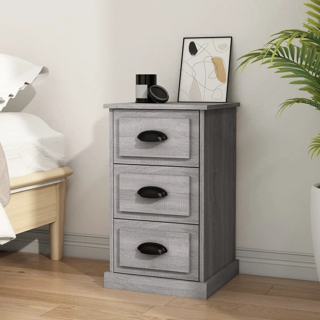 vidaXL VidaXL Bedside Cabinet 39x39x67 Engineered Wood - Bedside Table