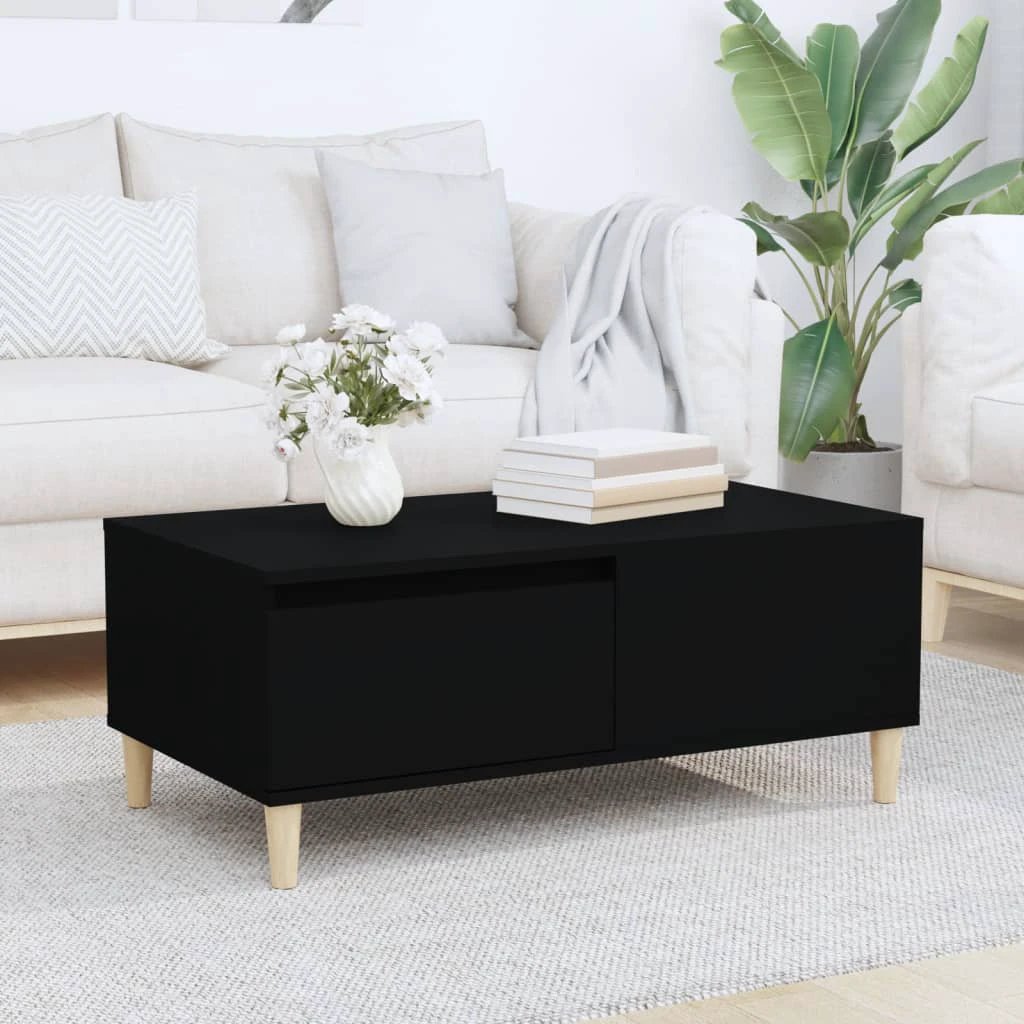 VidaXL Coffee Table 90x50x36.5 Cm Engineered Wood Moisture Resistant Living Room by vidaXL