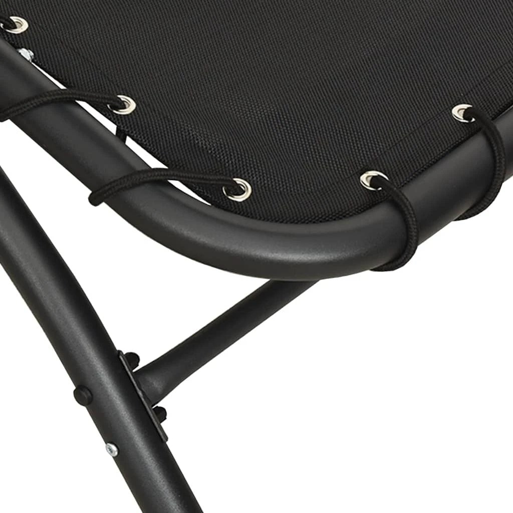 vidaXL Sun Lounger with Canopy Cream 167x80x195 cm Fabric and Steel by vidaXL