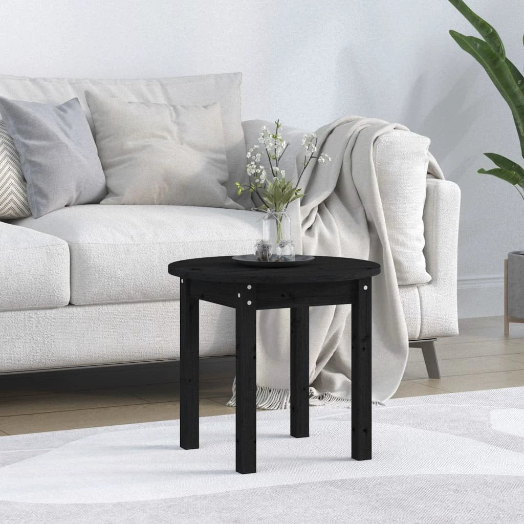 VidaXL Coffee Table 55x45 cm Solid Pine Wood Natural Finish For Living Room Decor by vidaXL