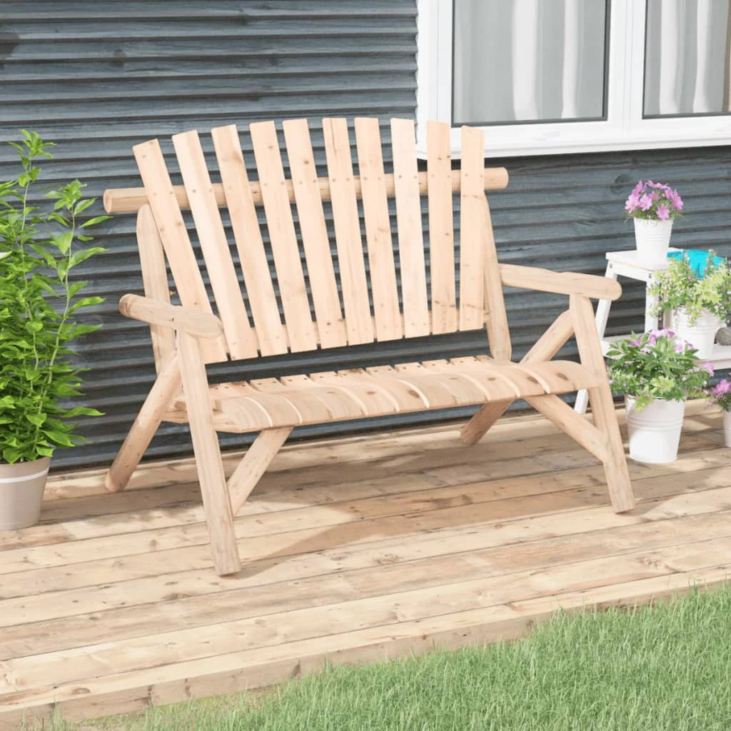 vidaXL vidaXL Garden Chair 68x86x103 cm Solid Wood Spruce - Garden Chairs