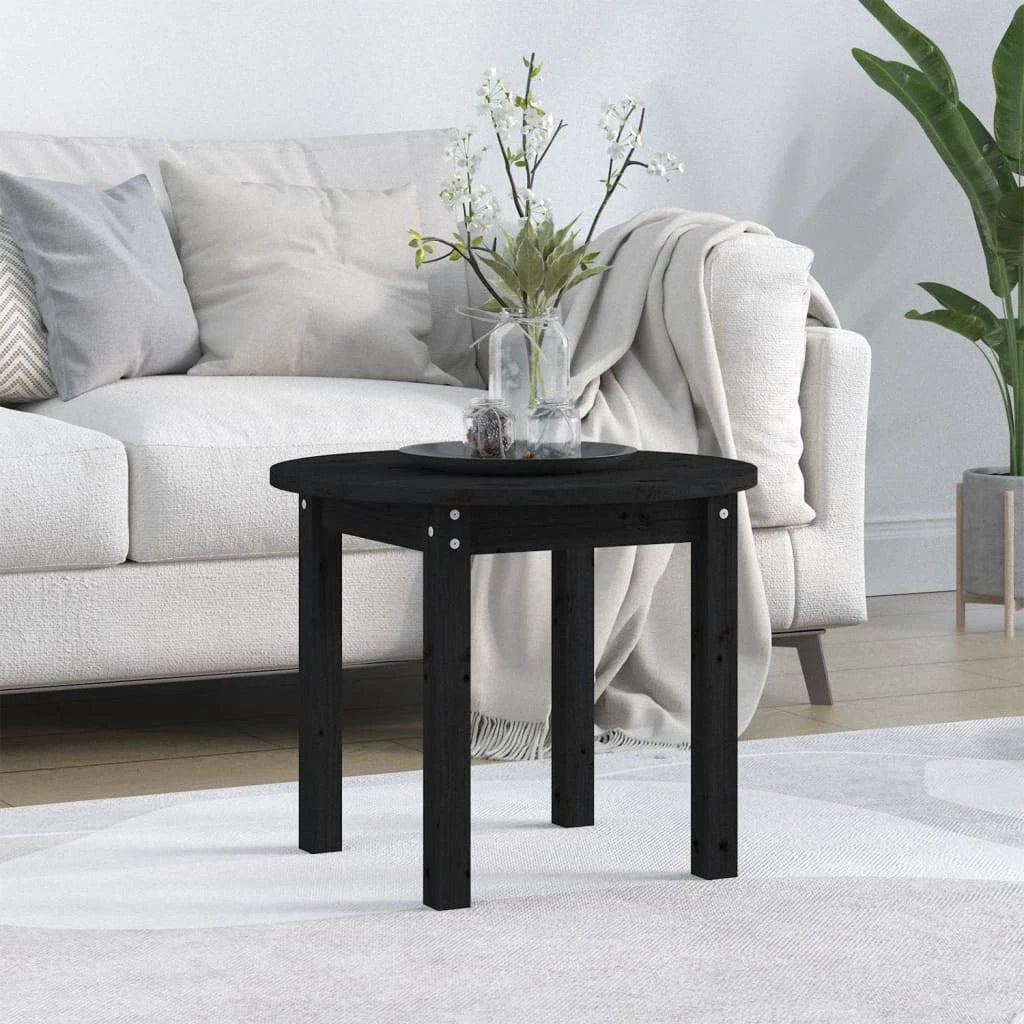 VidaXL Coffee Table 55x45 cm Solid Pine Wood Natural Finish For Living Room Decor by vidaXL