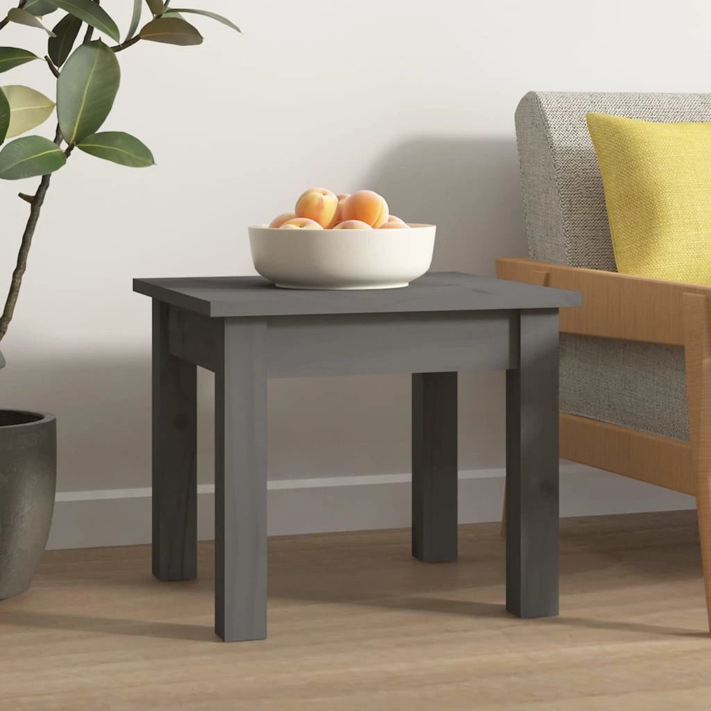vidaXL Coffee Table 80x50x40 Cm Solid Pine Wood With Rustic Wax Finish And Sturdy Frame Living Room Decor by vidaXL