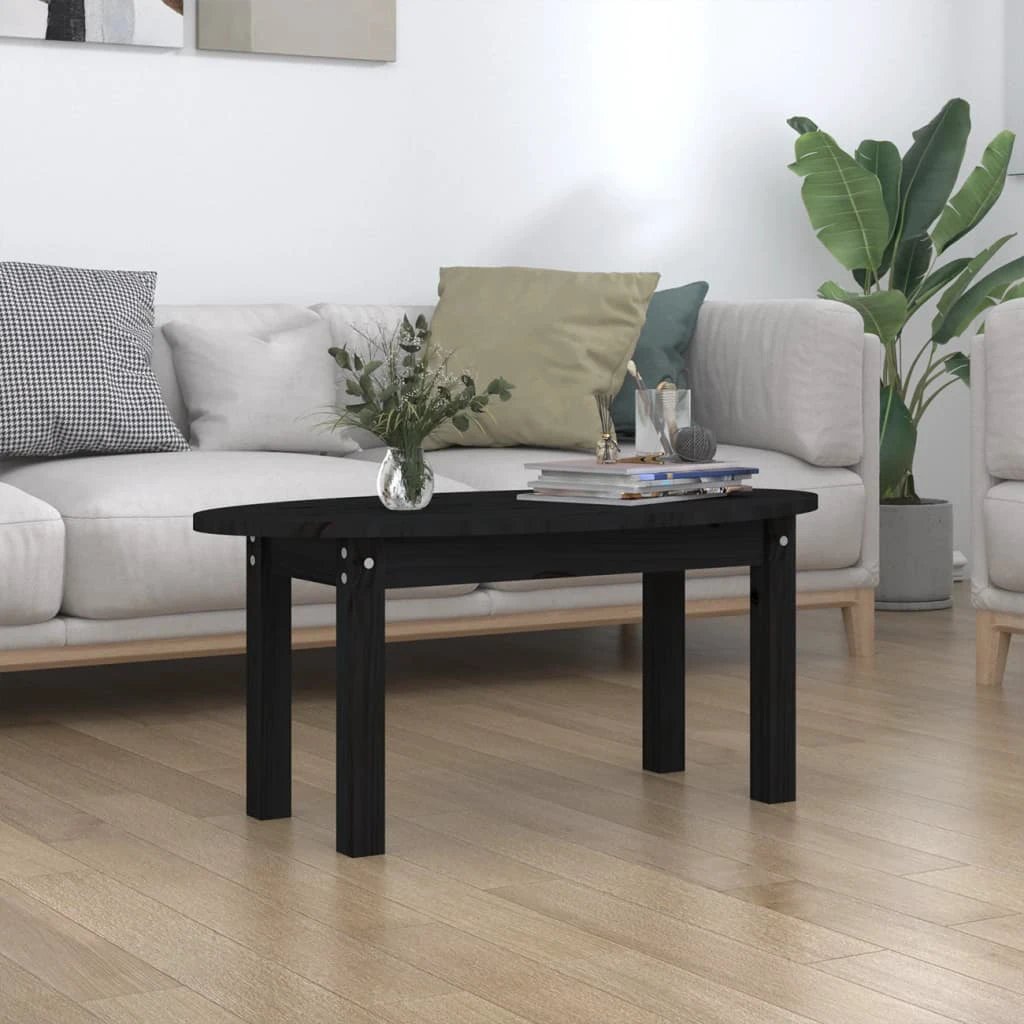 vidaXL vidaXL Coffee Table 110x55x45 cm Solid Pine Wood Rustic Finish For Living Room Decor - Coffee Table