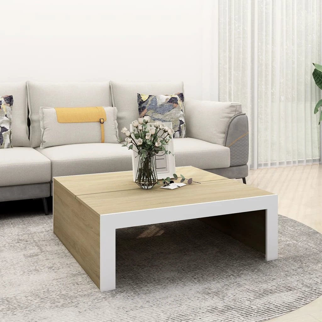 vidaXL VidaXL Coffee Table 100x100x35 cm Engineered Wood - Coffee Table
