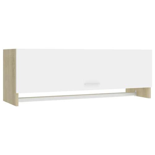vidaXL Wardrobe Brown Oak 100x32.5x35 cm Engineered Wood by vidaXL