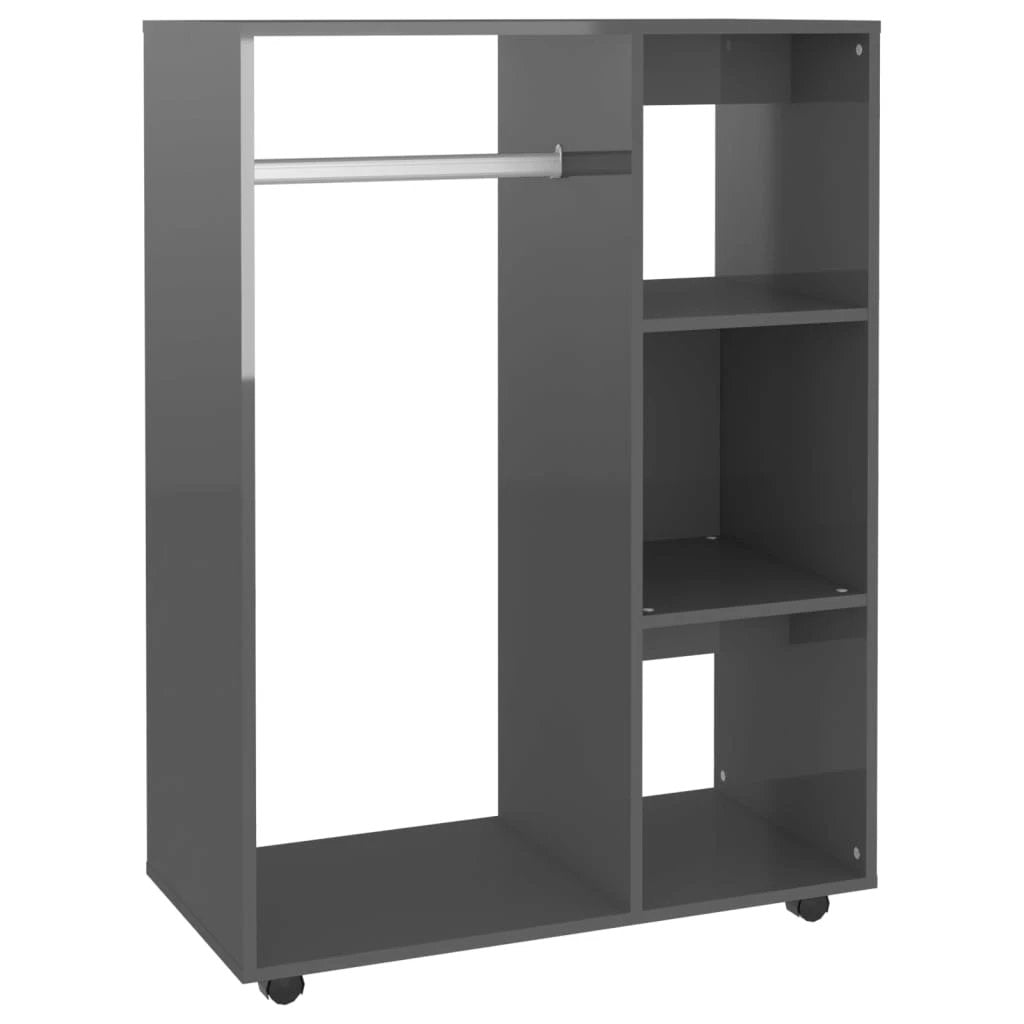 vidaXL vidaXL Wardrobe Smoked Oak 80x40x110 cm Engineered Wood - Wardrobe