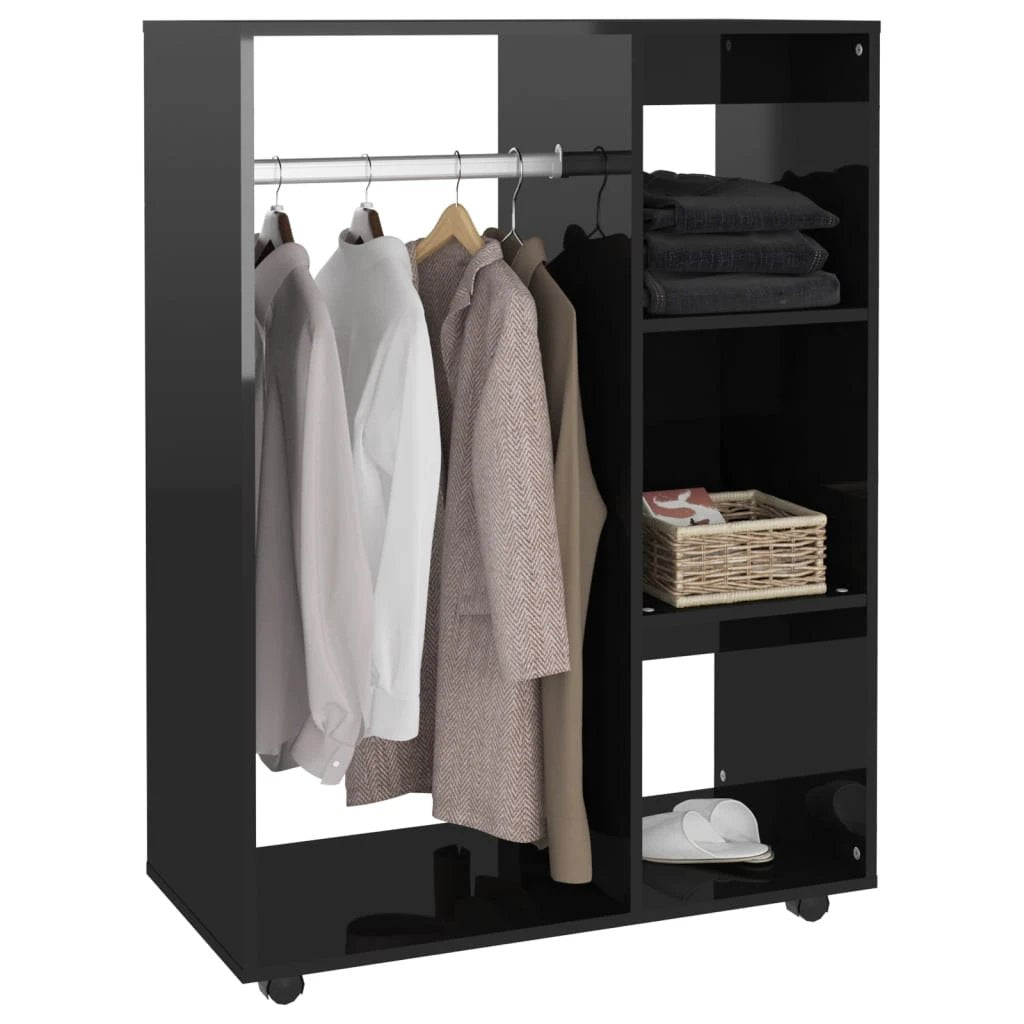 vidaXL Wardrobe Smoked Oak 80x40x110 cm Engineered Wood by vidaXL