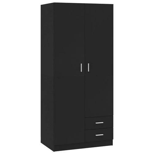 vidaXL Wardrobe White 80x52x180 cm Engineered Wood - Uncategorized Wardrobe