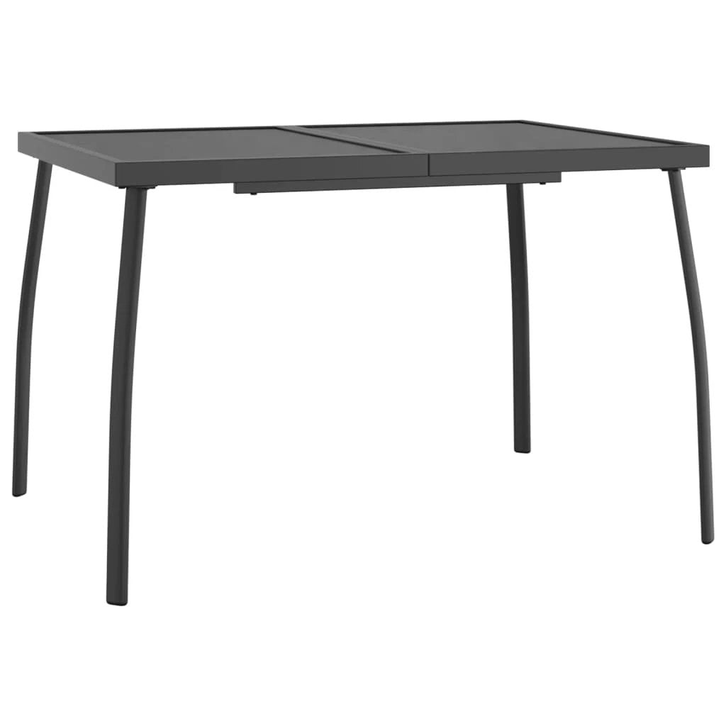 vidaXL vidaXL Garden Table Anthracite 50x50x72 cm Steel Mesh - Uncategorized Garden Table