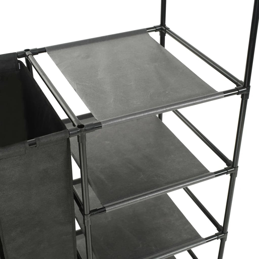 vidaXL VidaXL Clothes Rack 87x44x158 cm Steel Frame With Nonwoven Fabric Bags For Bedroom Or Bathroom - Wardrobe