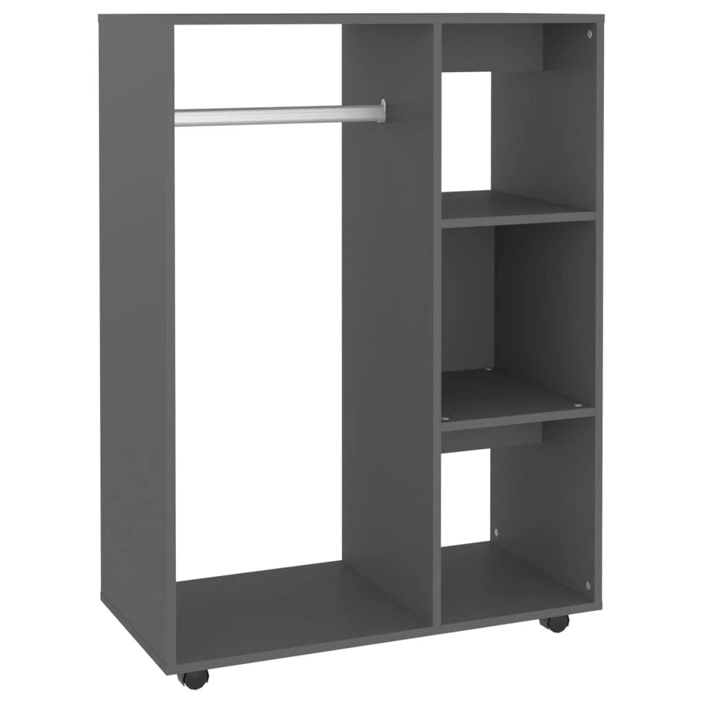 vidaXL Wardrobe Smoked Oak 80x40x110 cm Engineered Wood by vidaXL