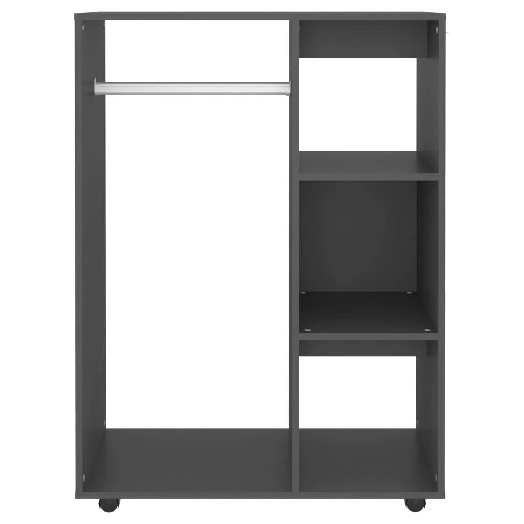 vidaXL Wardrobe Smoked Oak 80x40x110 cm Engineered Wood by vidaXL