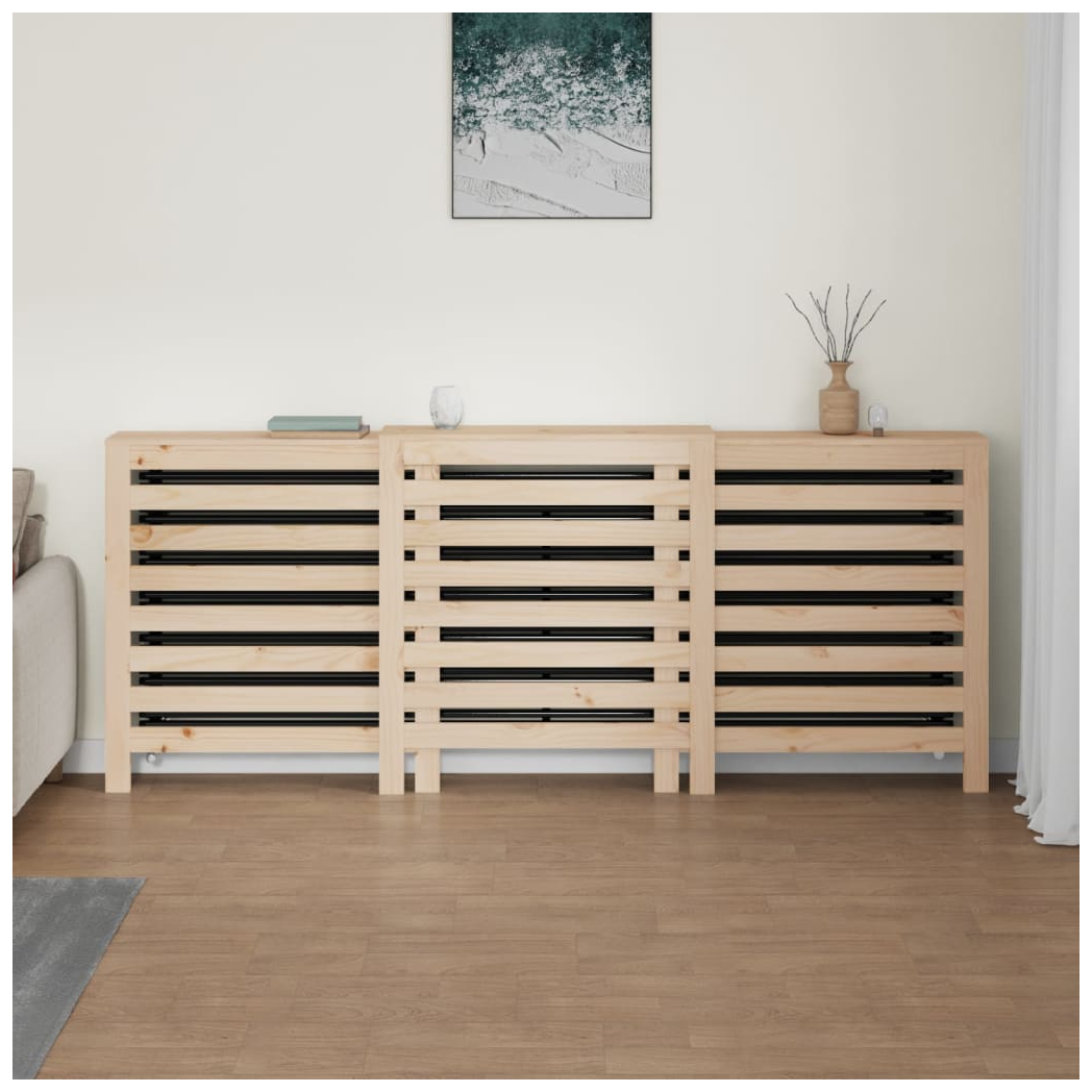 vidaXL VidaXL Radiator Cover 79.5x19x84 cm Pine Home - Radiator