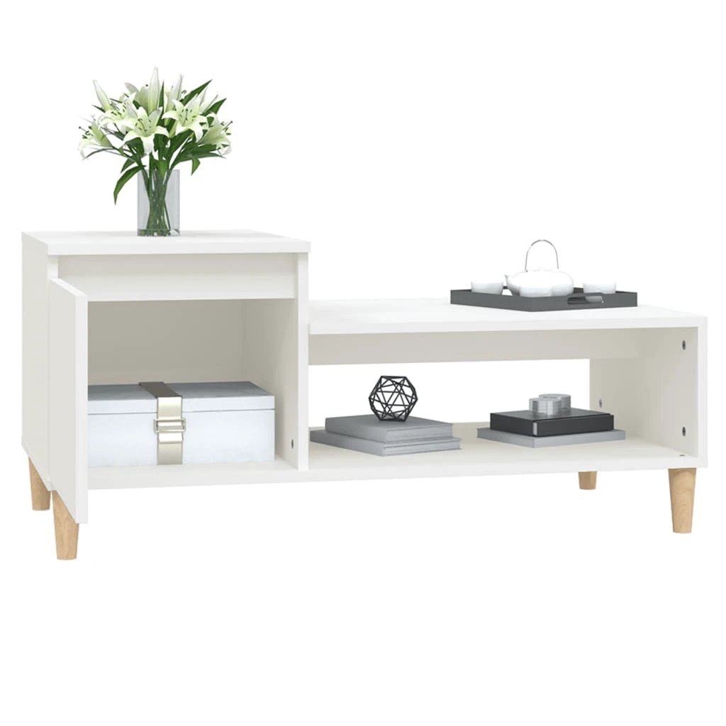 vidaXL VidaXL Coffee Table 100x50x45 Cm Engineered Wood Durable Smooth Surface Living Room - Coffee Table