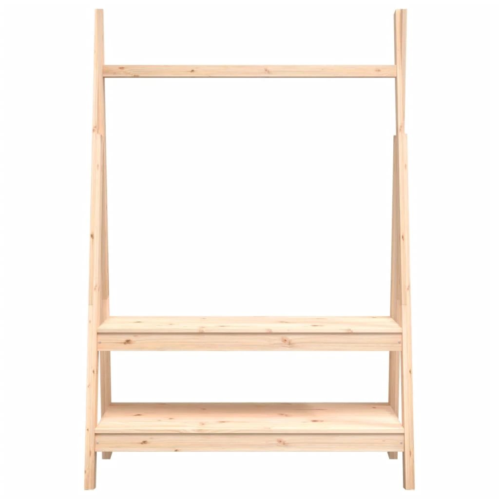 vidaXL VidaXL Clothes Rack 100x45.5x150 cm Solid Pine Home - Wardrobe