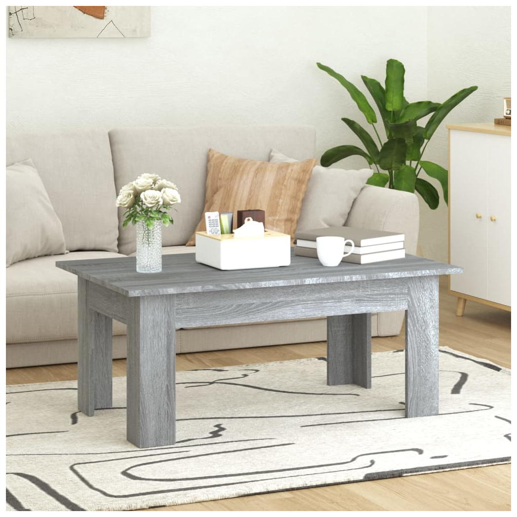 vidaXL vidaXL Coffee Table 100x60x42 cm Engineered Wood Durable Moisture Resistant Living Room - Coffee Table
