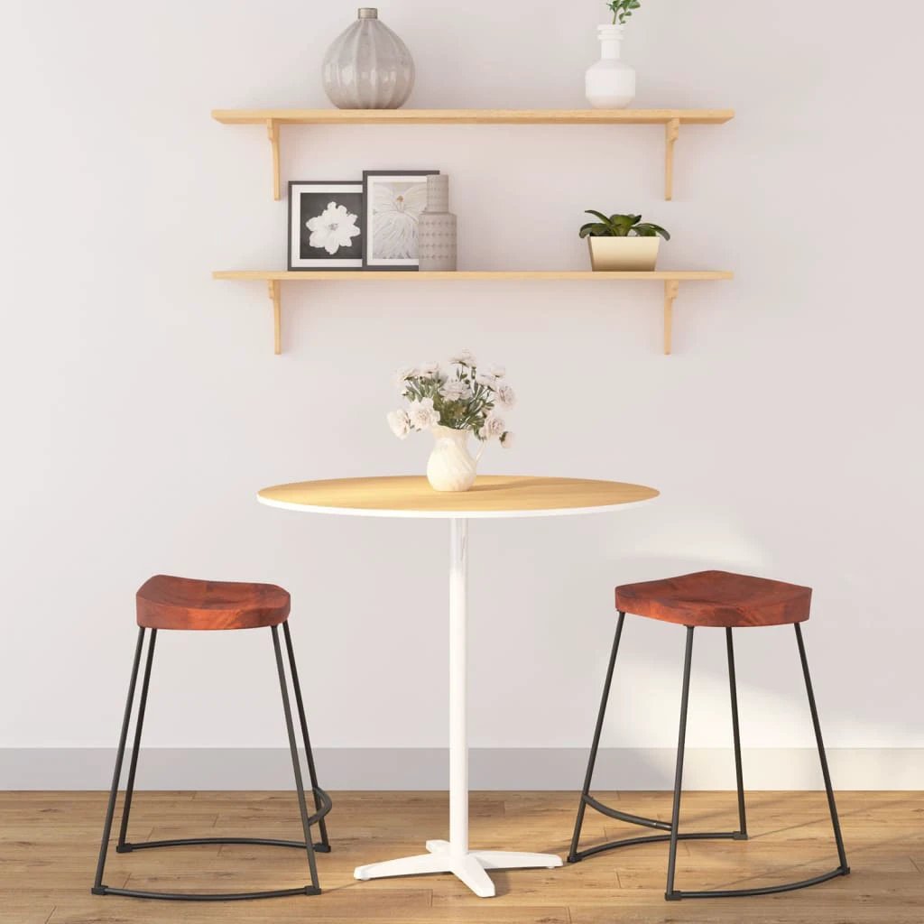 Gavin Bar Stools 2 pcs 45x38x53 cm Solid Wood Mango by vidaXL