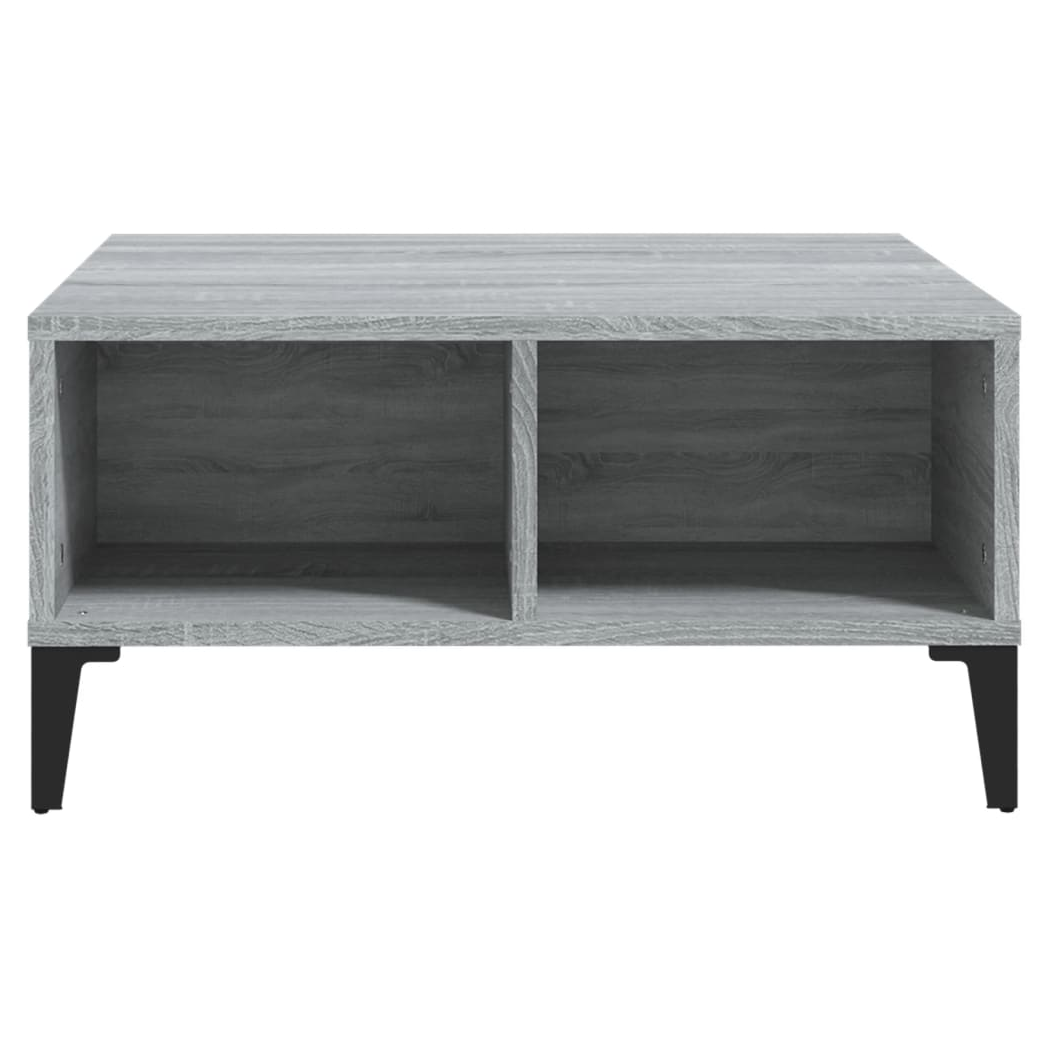 vidaXL VidaXL Coffee Table 60x60x30 cm Storage Shelf With Modern Design For Living Room - Coffee Table
