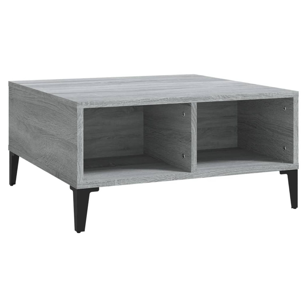 vidaXL VidaXL Coffee Table 60x60x30 cm Storage Shelf With Modern Design For Living Room - Coffee Table