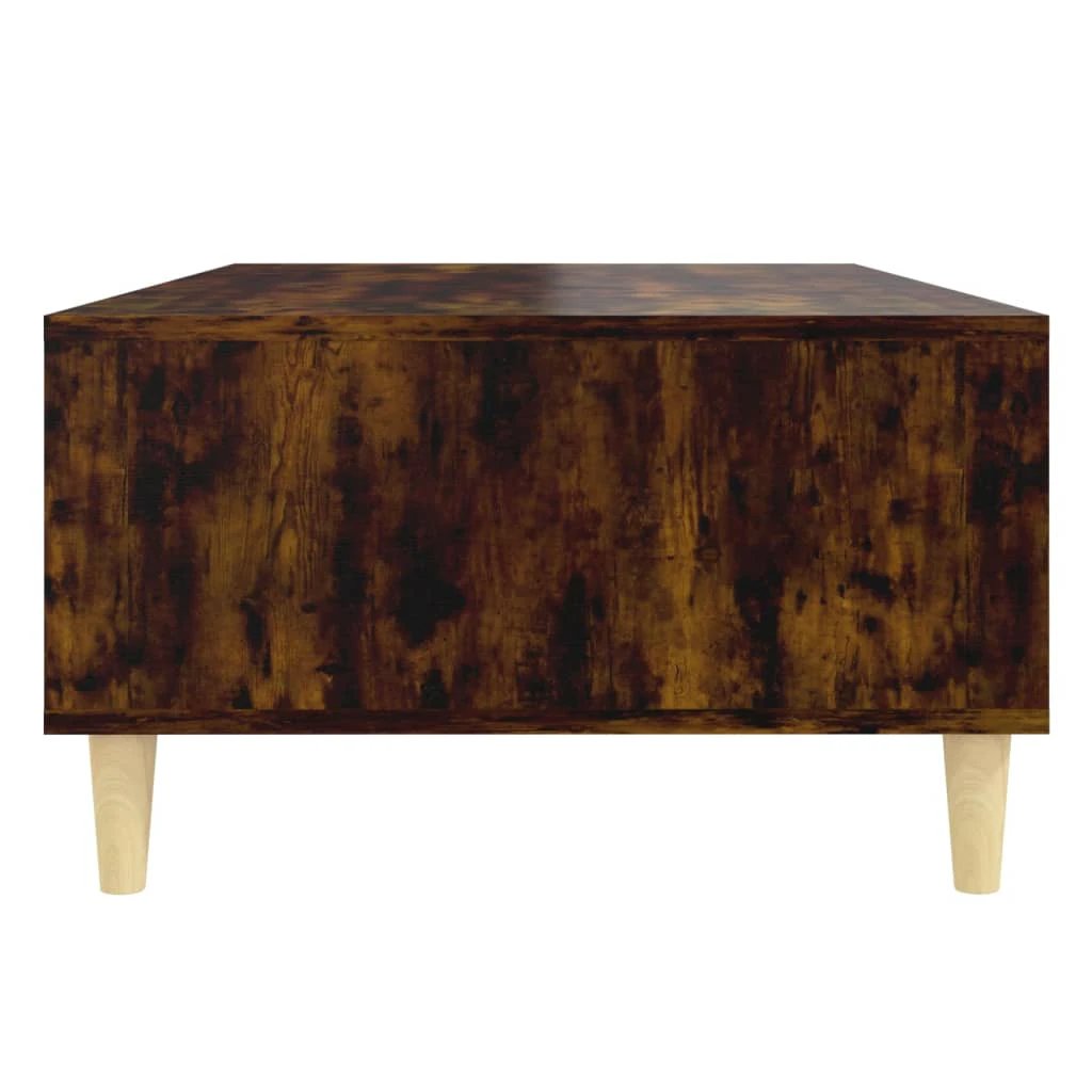 VidaXL Coffee Table 103.5x60x35 cm Smoked Oak Storage for Living Room by vidaXL