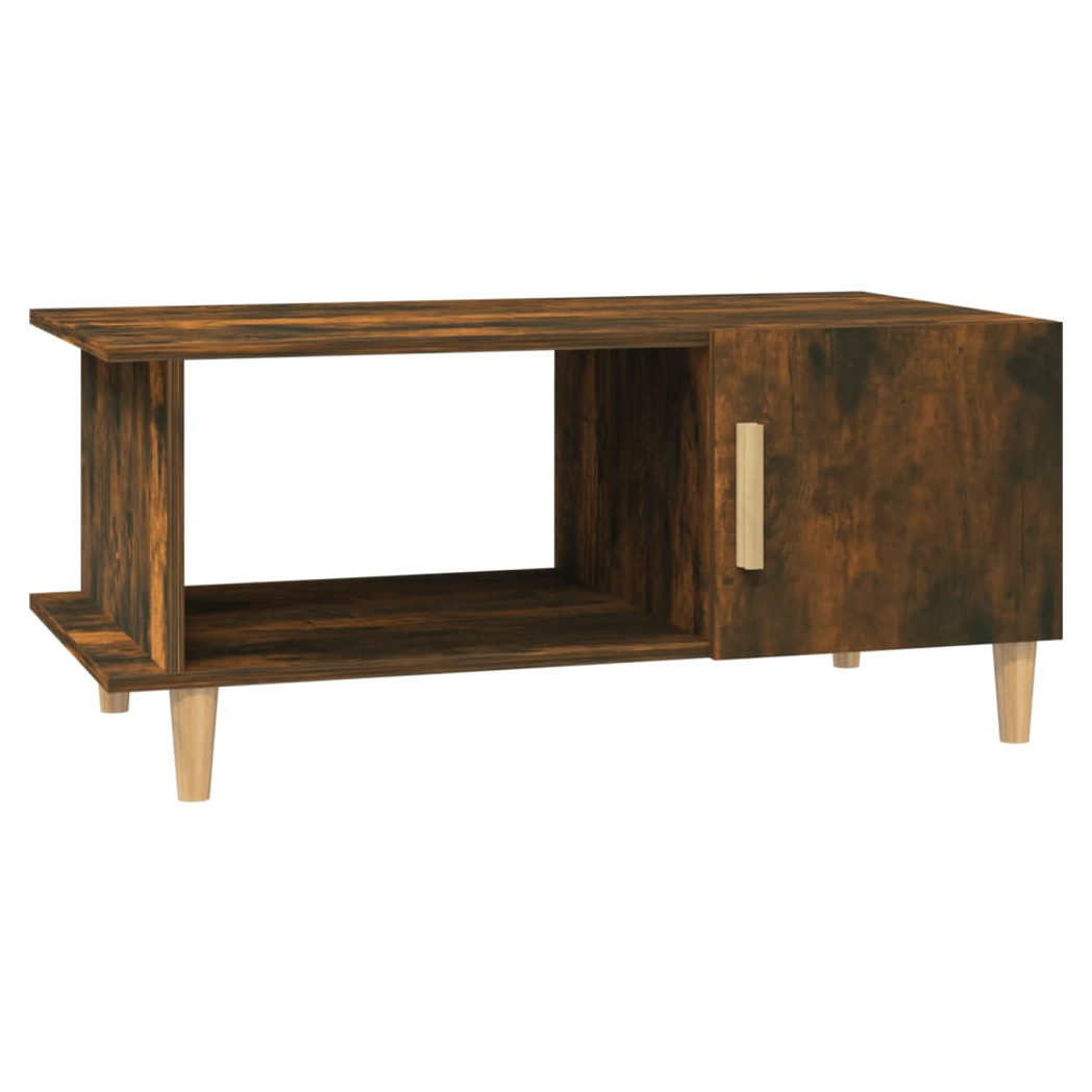vidaXL VidaXL Coffee Table 90x50x40cm Engineered Wood Moisture Resistant With Storage Living Room - Coffee Table