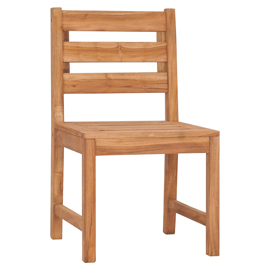 VidaXL Garden Dining Set 5Pc Teak Wood Patio by vidaXL