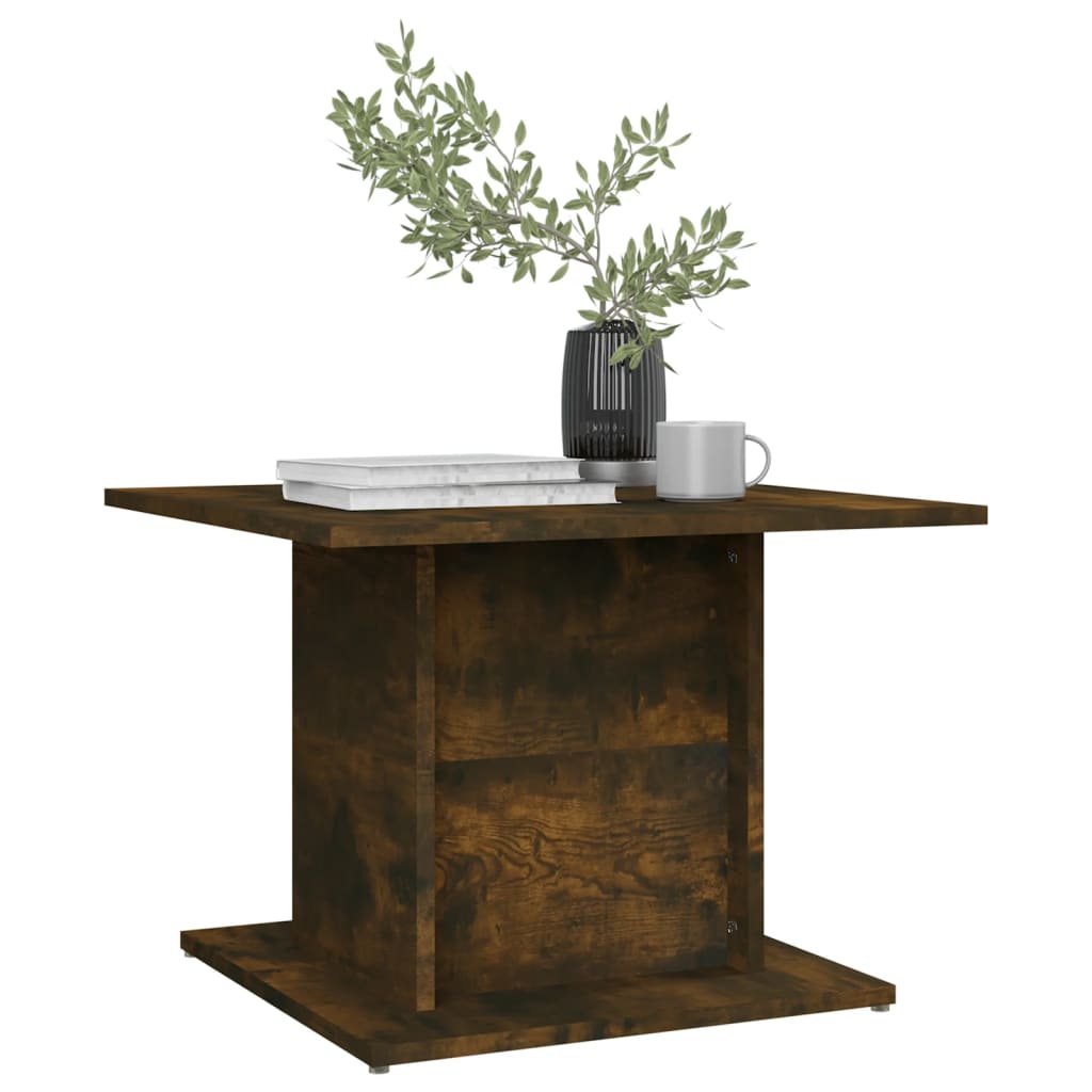 VidaXL CoffeeTable 55.5x55.5x40 SmokedOak LR by vidaXL