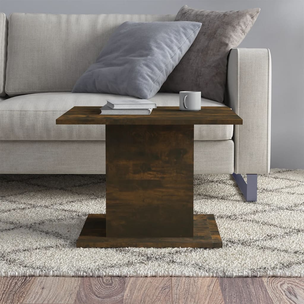VidaXL CoffeeTable 55.5x55.5x40 SmokedOak LR by vidaXL