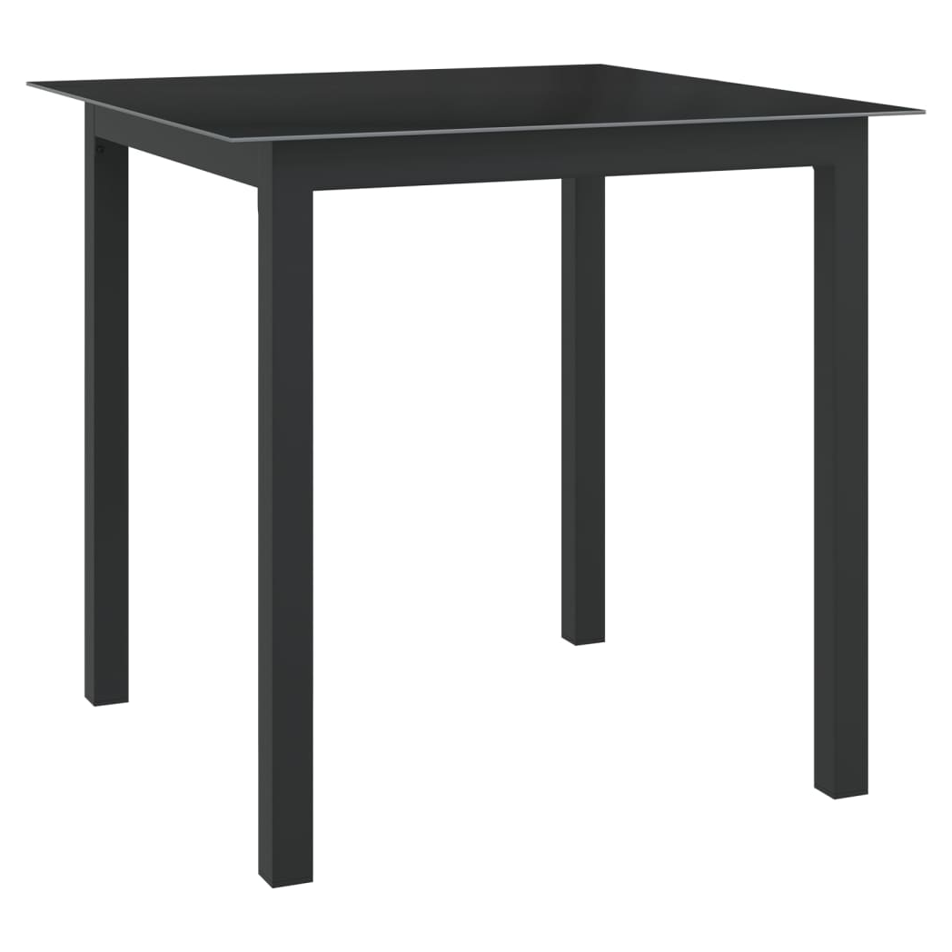 VidaXL 5Piece Garden Dining Set Aluminium Textilene Chairs by vidaXL