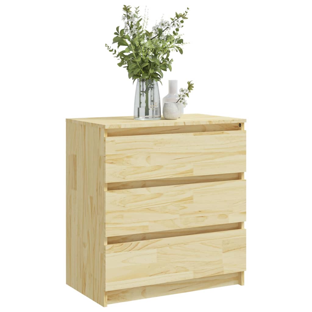 vidaXL Bedside Cabinets 2 pcs 60x36x64 cm Solid Pinewood - Bedside Table