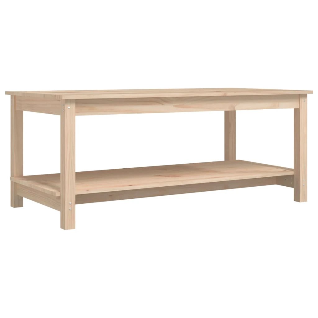 VidaXL Coffee Table 110x55x45 Solid Pine Home by vidaXL