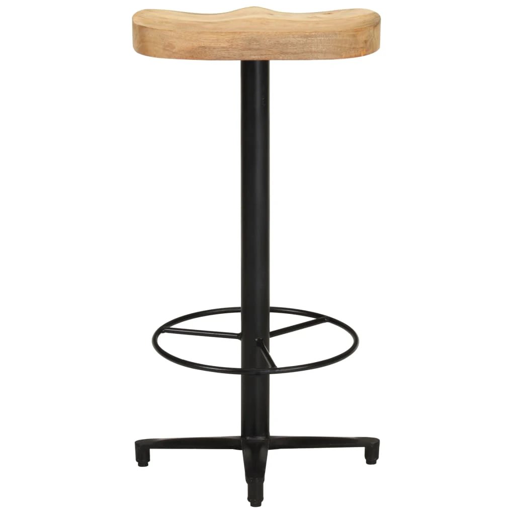 vidaXL vidaXL Bar Stools 2 pcs 76 cm Solid Mango Wood - Bar Stool