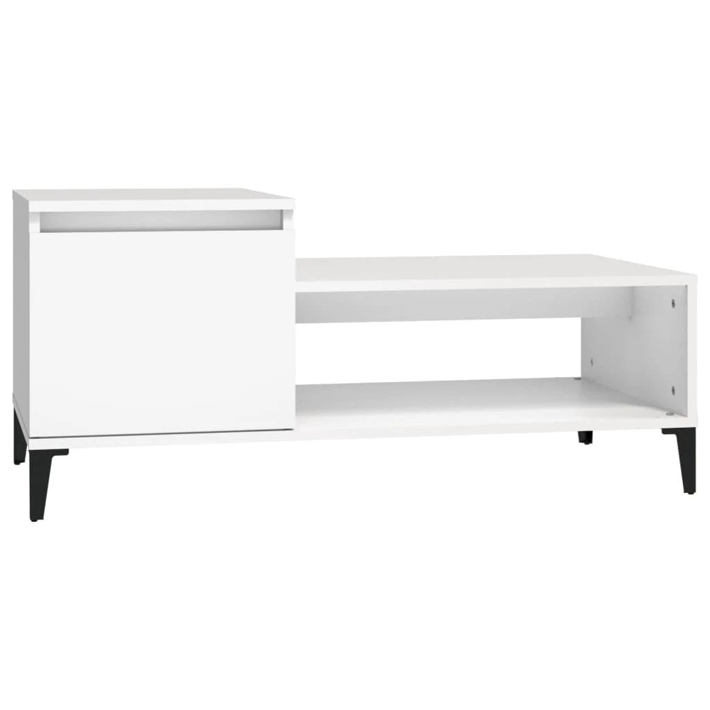 VidaXL Coffee Table 100x50x45 cm Engineered Wood Durable Construction Living Room by vidaXL
