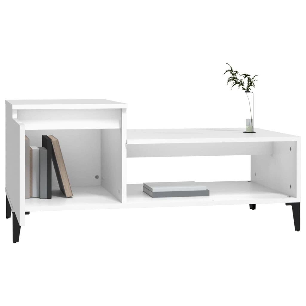 VidaXL Coffee Table 100x50x45 cm Engineered Wood Durable Construction Living Room by vidaXL