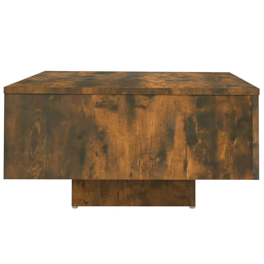 vidaXL VidaXL Coffee Table 60x60x31.5 Cm Smoked Oak Engineered Wood Living Room Decor Piece - Coffee Table