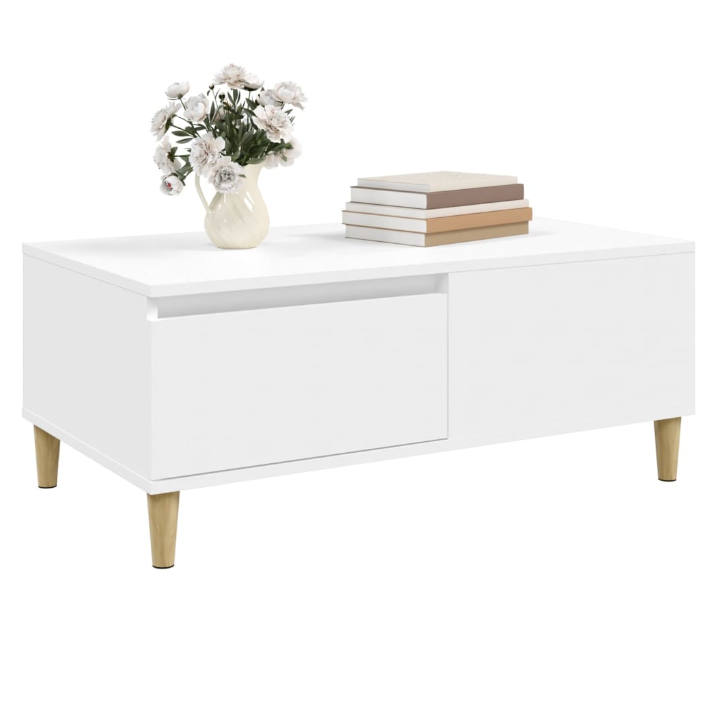vidaXL VidaXL Coffee Table 90x50x36.5 Cm Engineered Wood Moisture Resistant Living Room - Coffee Table