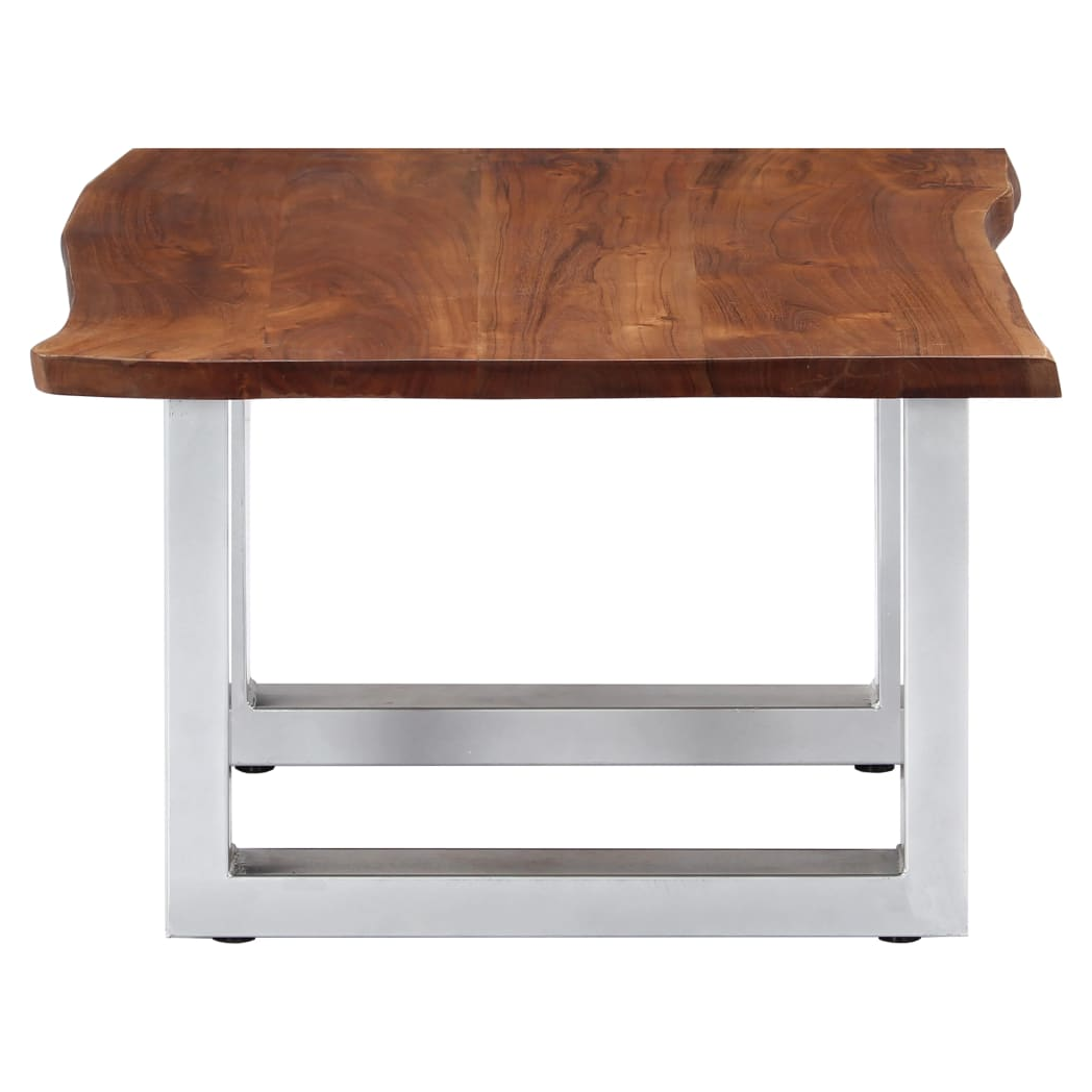 vidaXL VidaXL Coffee Table 60x60x40 LiveEdges Acacia Home - Coffee Table