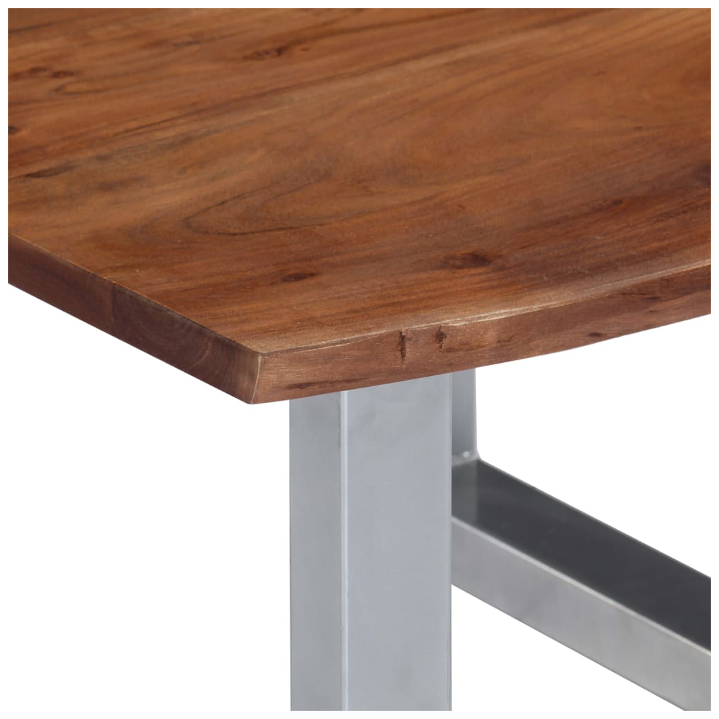 vidaXL VidaXL Coffee Table 60x60x40 LiveEdges Acacia Home - Coffee Table