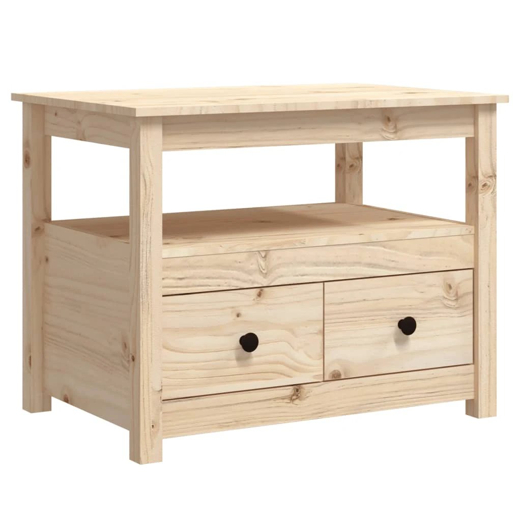 vidaXL VidaXL Coffee Table 71x49x55 cm Solid Pine Wood - Coffee Table